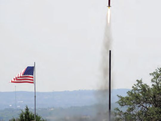 Fredericksburg High School students compete with other SystemsGo rocket teams to launch unmanned rockets up to a mile high. – Standard-Radio Post/Brent Burgess