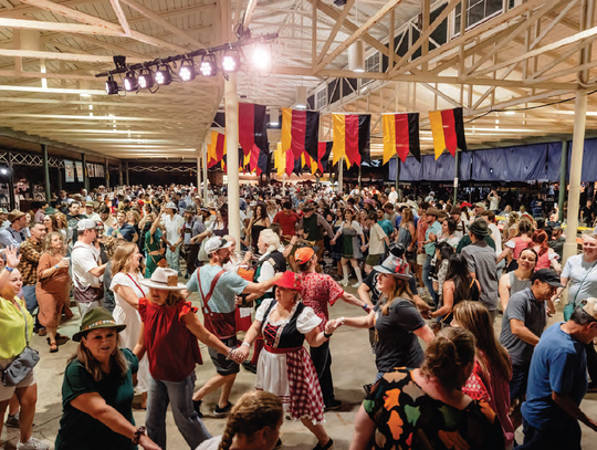 Drinking to Gemütlichkeit Oktoberfest