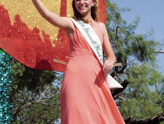 Each year the Peach JAMboree coronates a Peach Queen and Court.