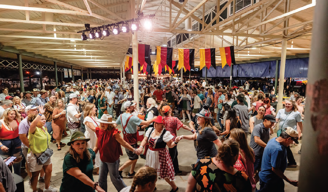 Drinking to Gemütlichkeit Oktoberfest