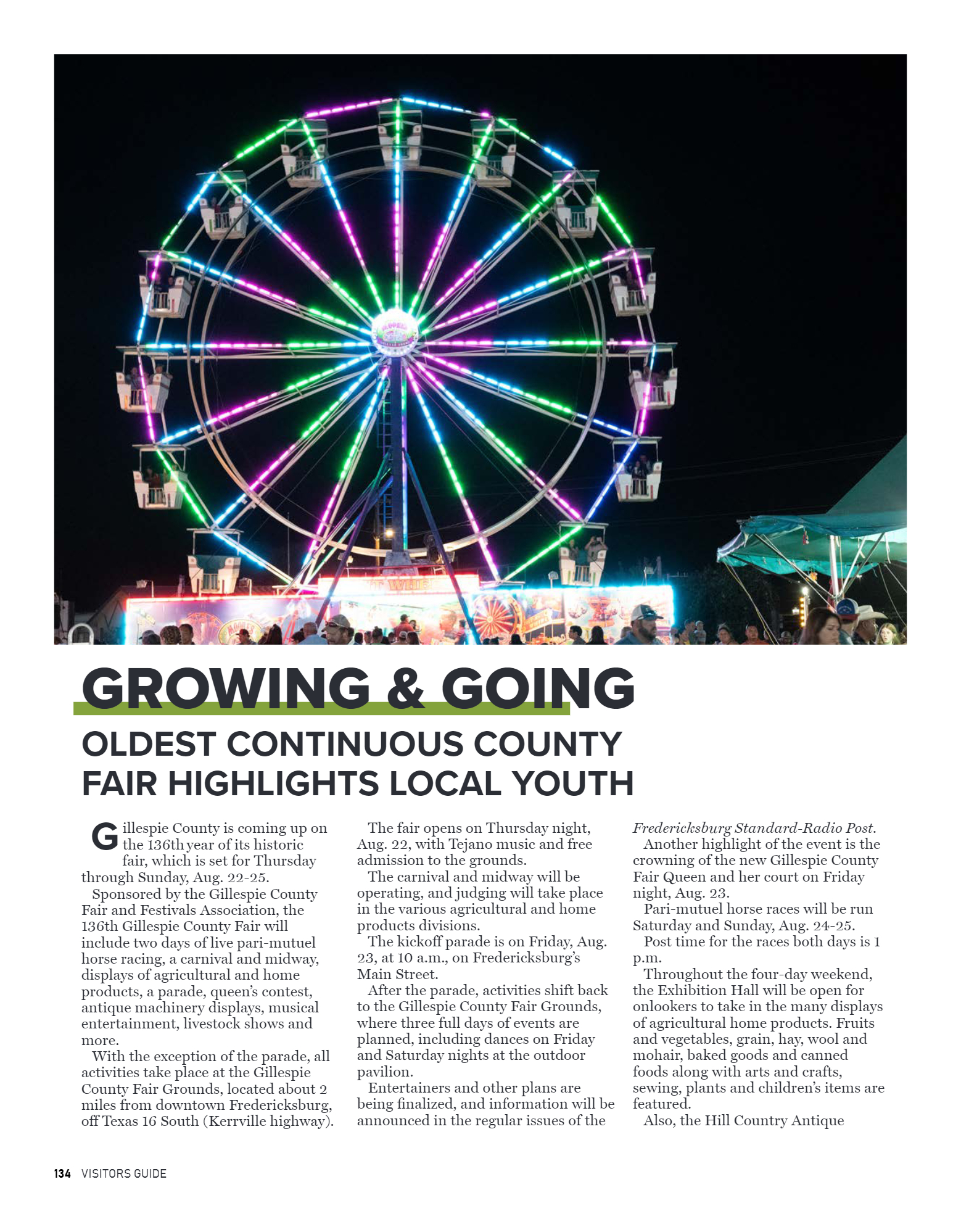 GoFredericksburg Visitors Guide Spring / Summer 20 - page 134