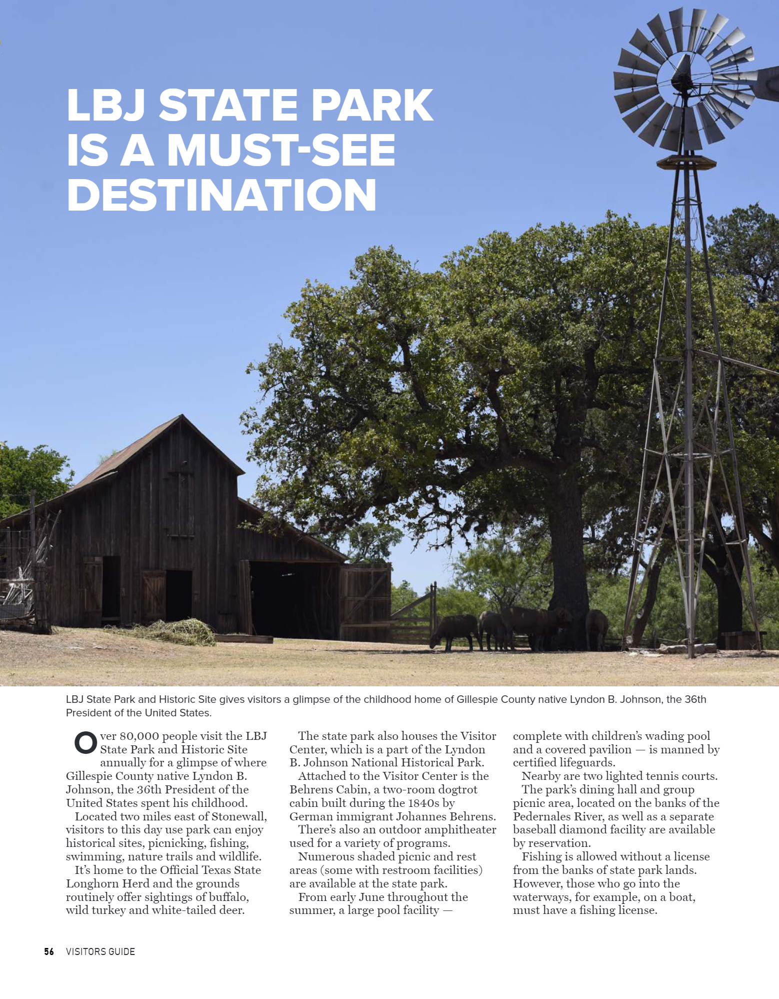 GoFredericksburg Visitors Guide Spring / Summer 20 - page 56