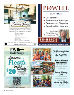 GoFredericksburg Visitors Guide Spring / Summer 20 - page 70