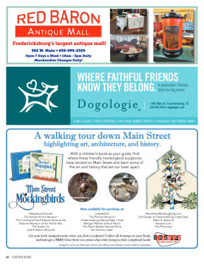 GoFredericksburg Visitors Guide Fall / Winter 2024 - page 62