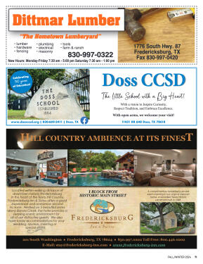 GoFredericksburg Visitors Guide Fall / Winter 2024 - page 71