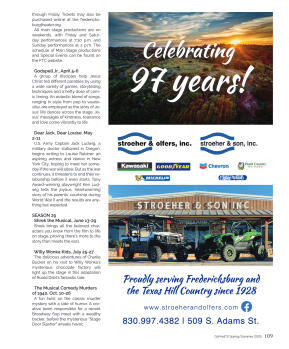 GoFredericksburg Visitors Guide Spring / Summer 20 - page 109