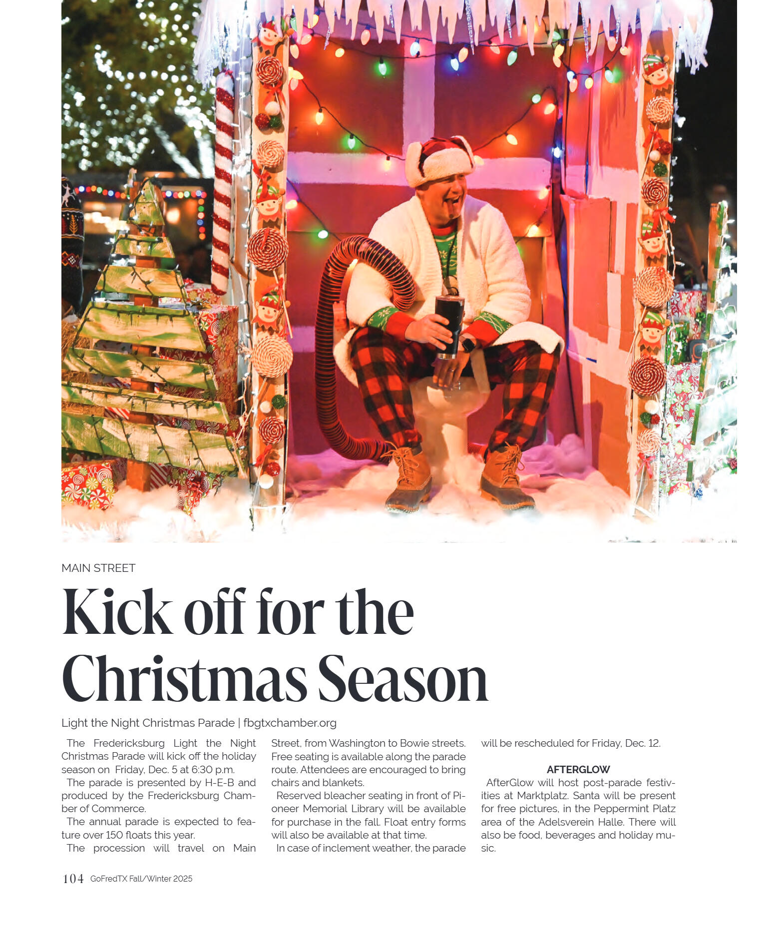 GoFredericksburg Visitors Guide Fall / Winter 2025 - page 104