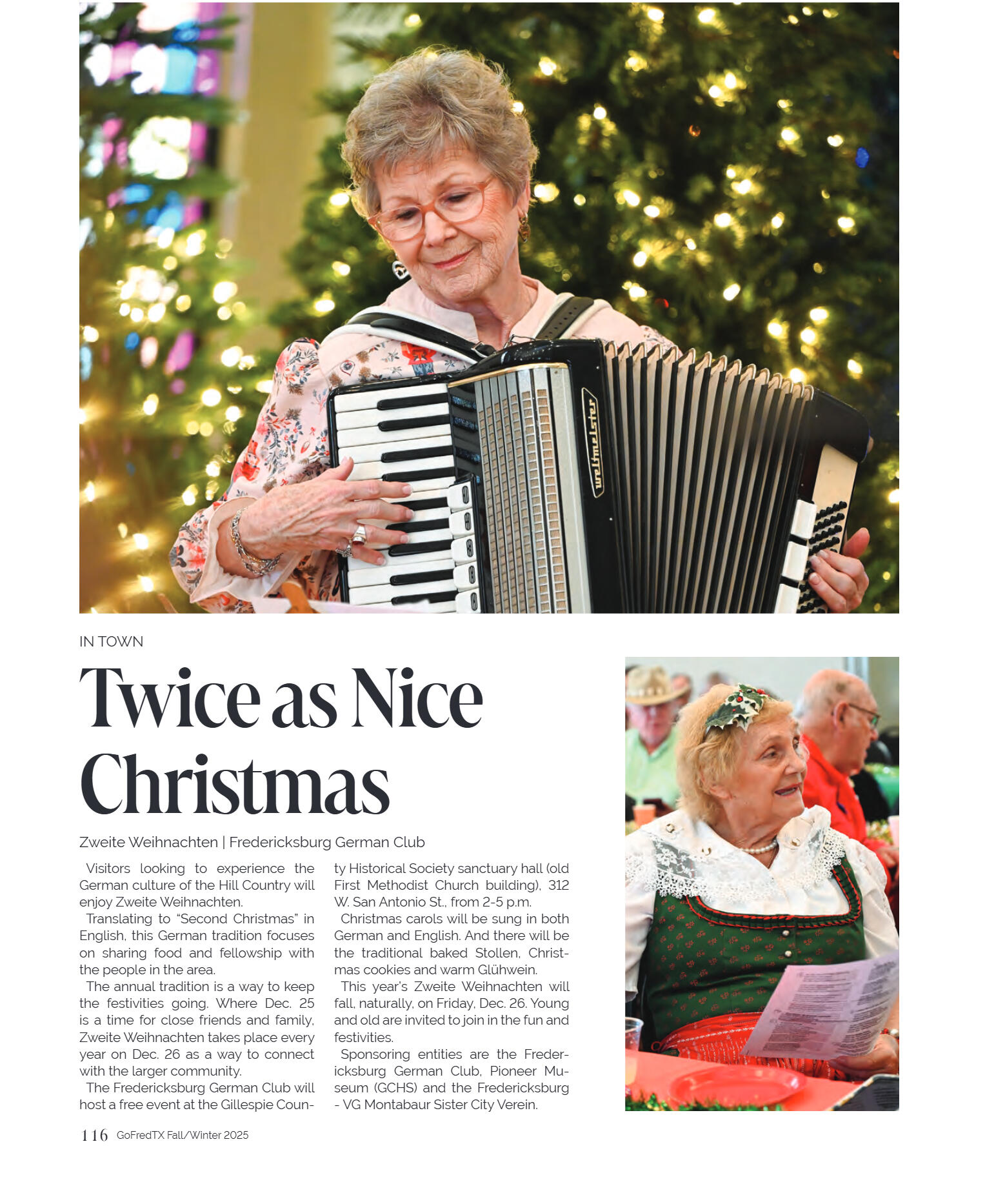 GoFredericksburg Visitors Guide Fall / Winter 2025 - page 116