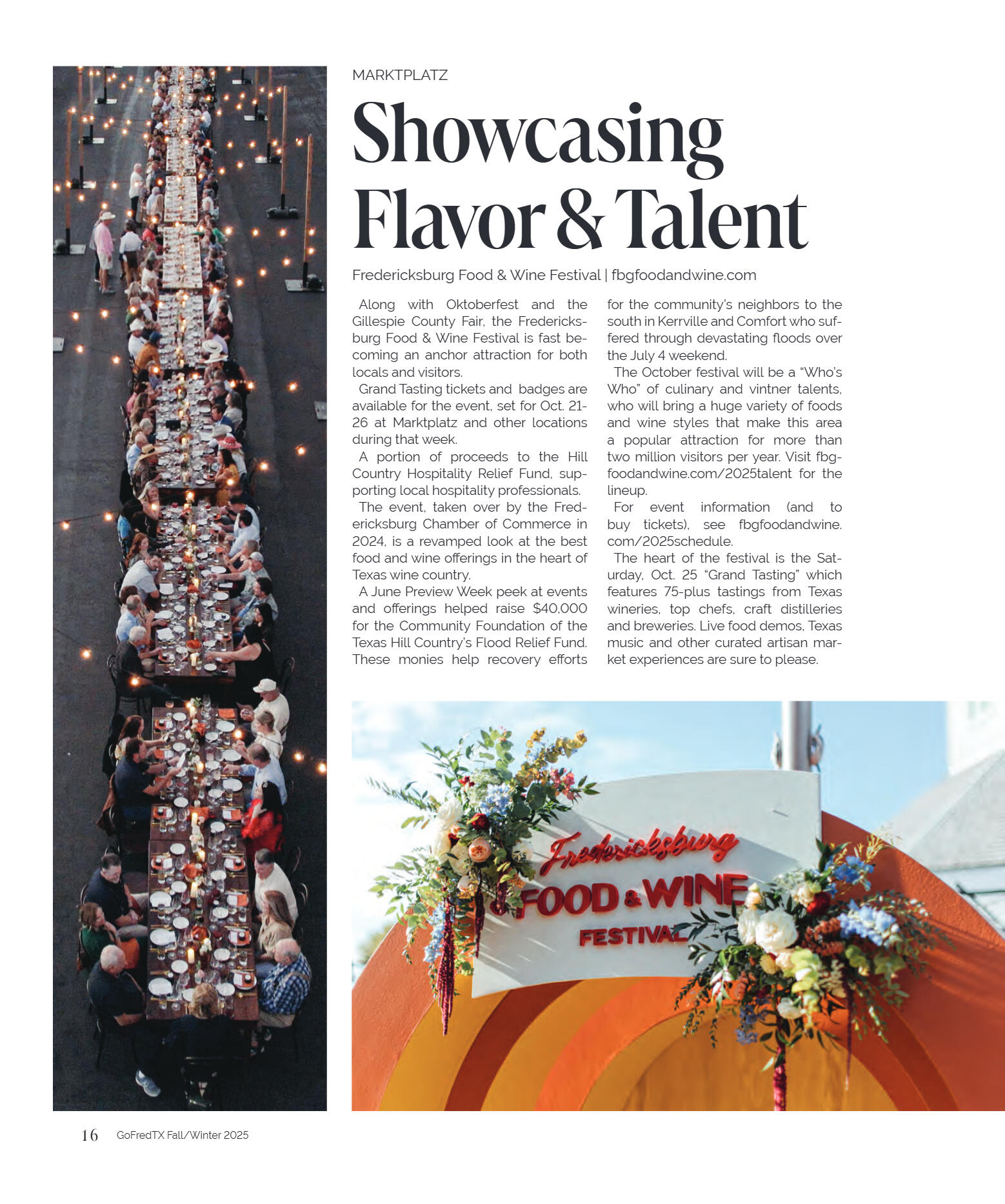 GoFredericksburg Visitors Guide Fall / Winter 2025 - page 16
