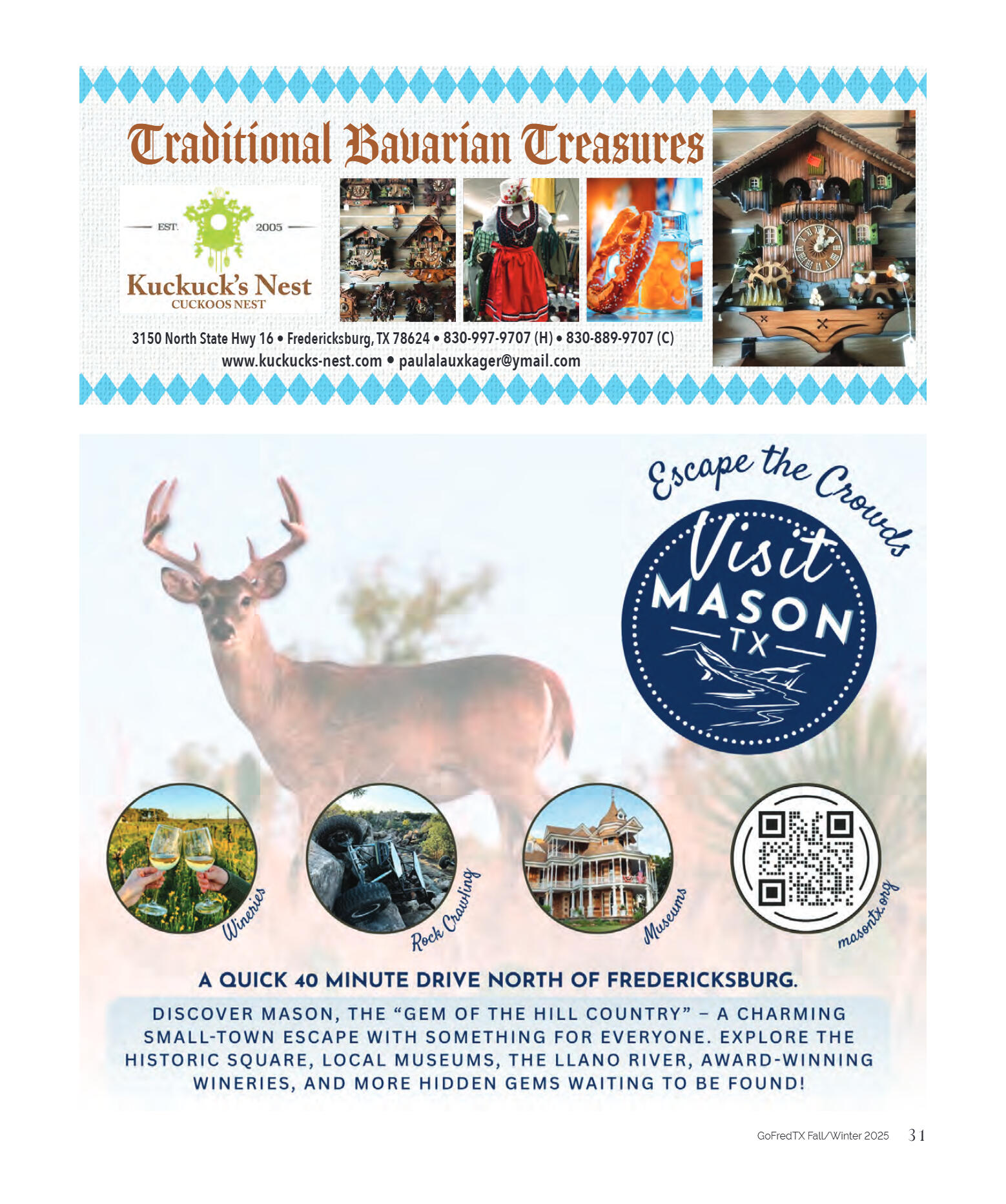 GoFredericksburg Visitors Guide Fall / Winter 2025 - page 31