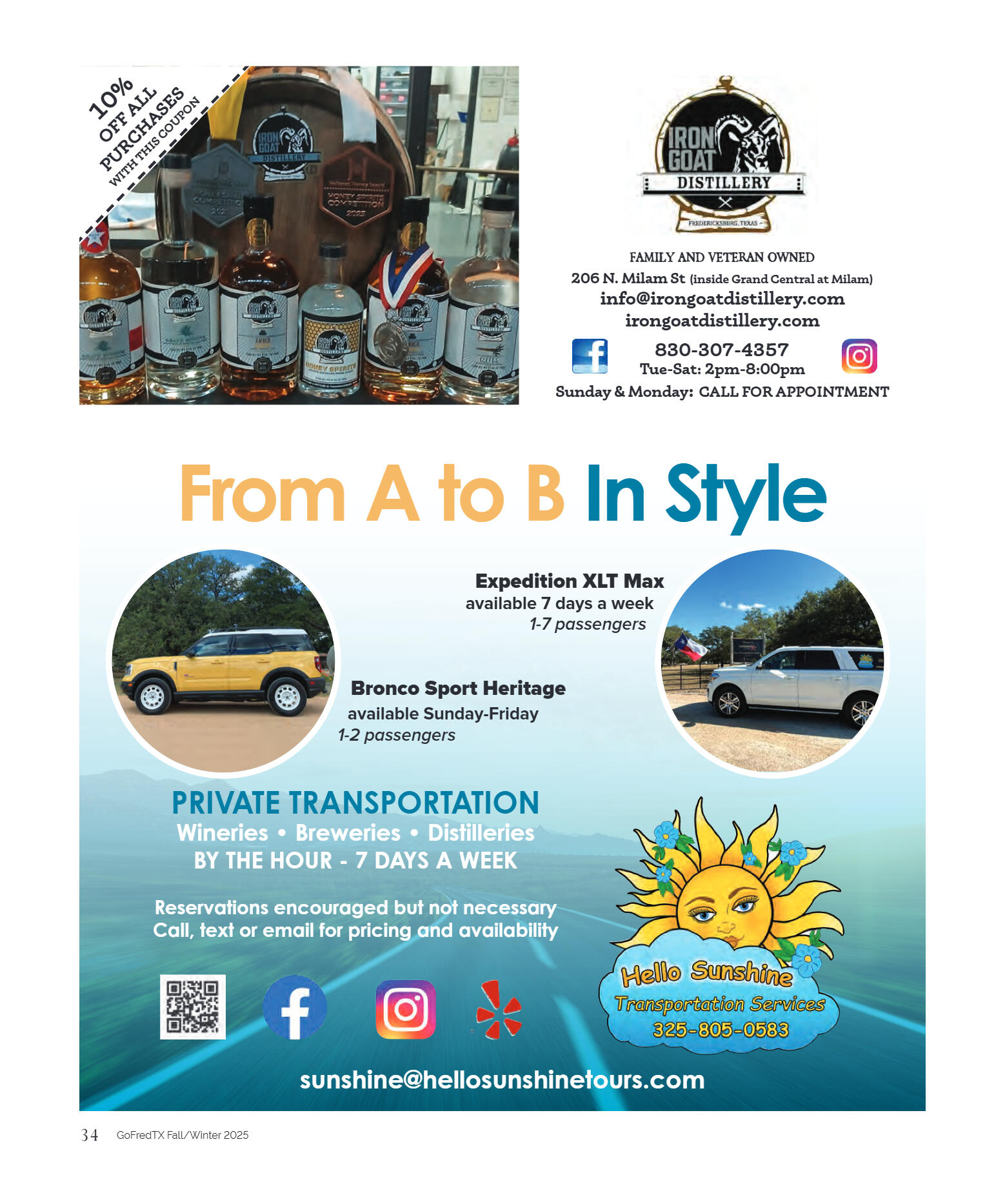 GoFredericksburg Visitors Guide Fall / Winter 2025 - page 34