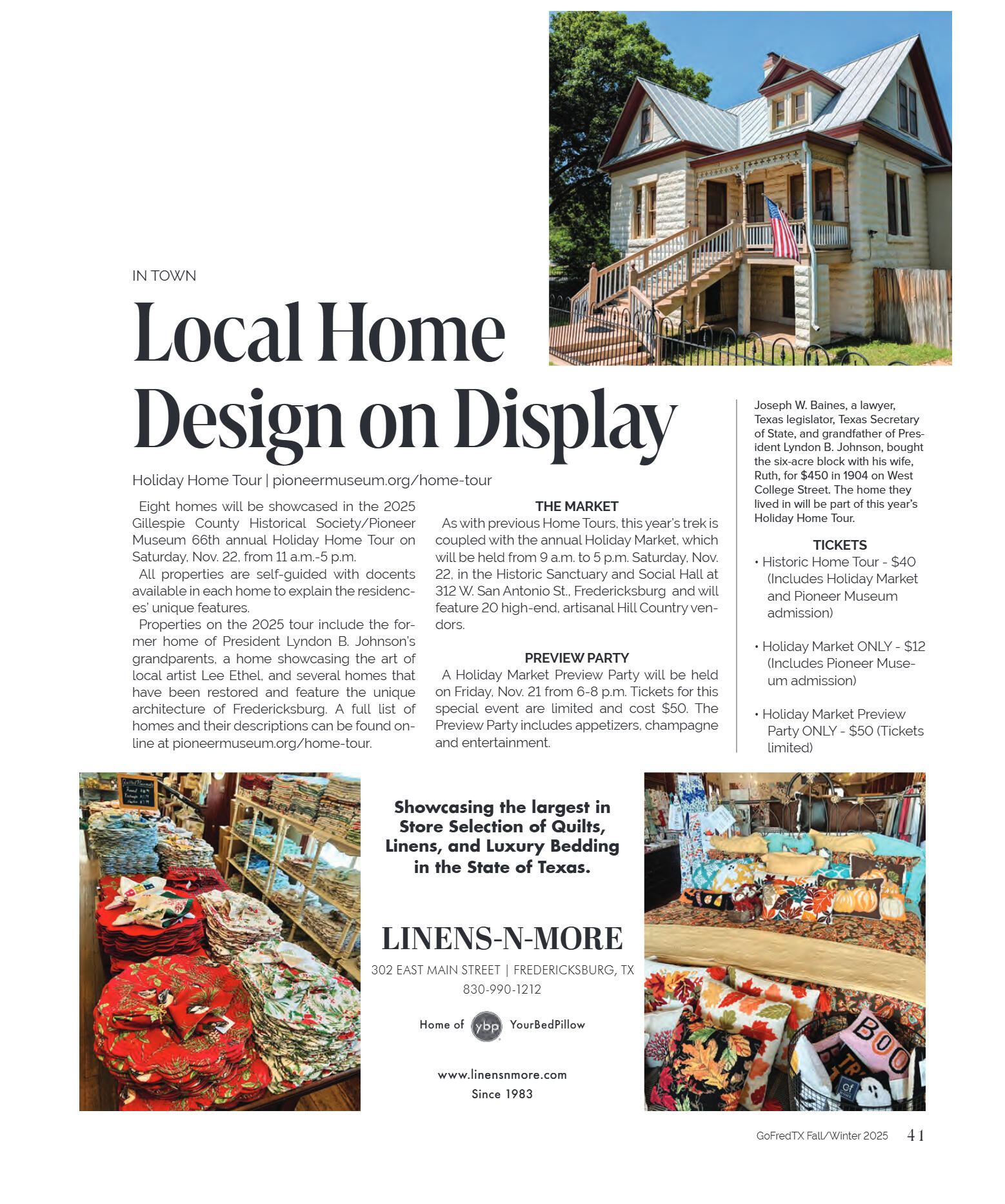 GoFredericksburg Visitors Guide Fall / Winter 2025 - page 41