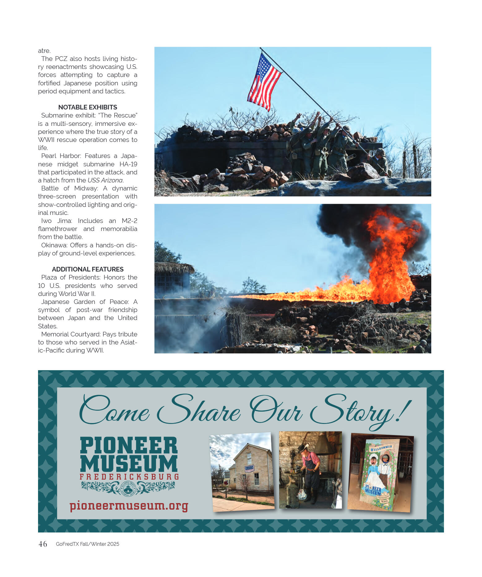 GoFredericksburg Visitors Guide Fall / Winter 2025 - page 46