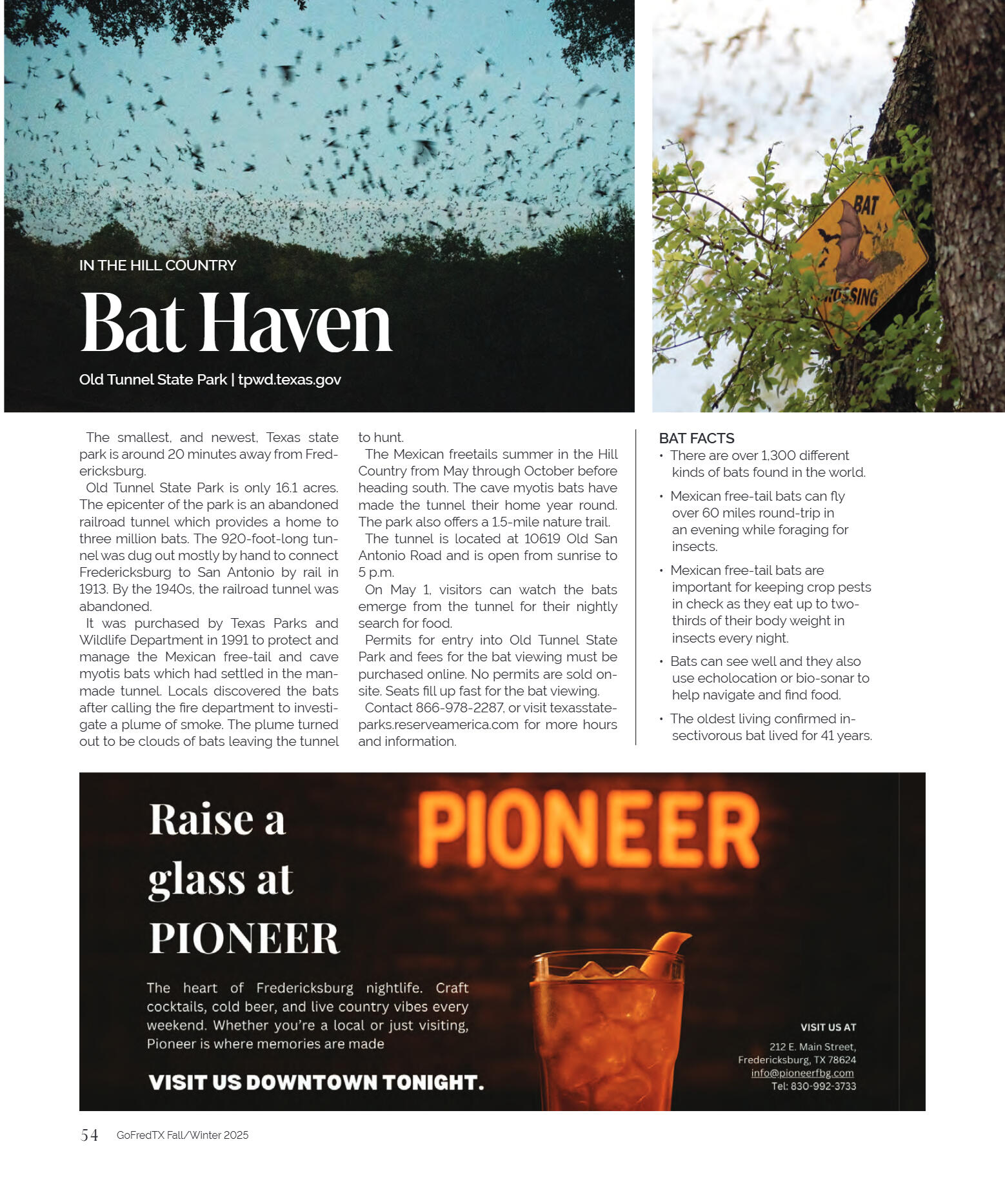 GoFredericksburg Visitors Guide Fall / Winter 2025 - page 54