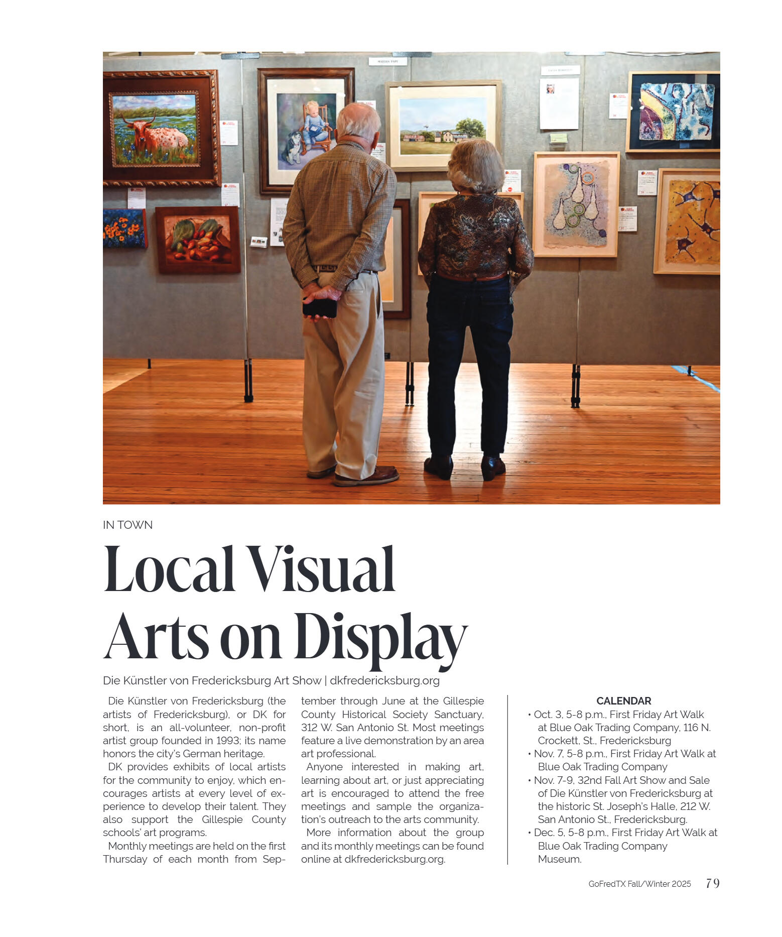 GoFredericksburg Visitors Guide Fall / Winter 2025 - page 79