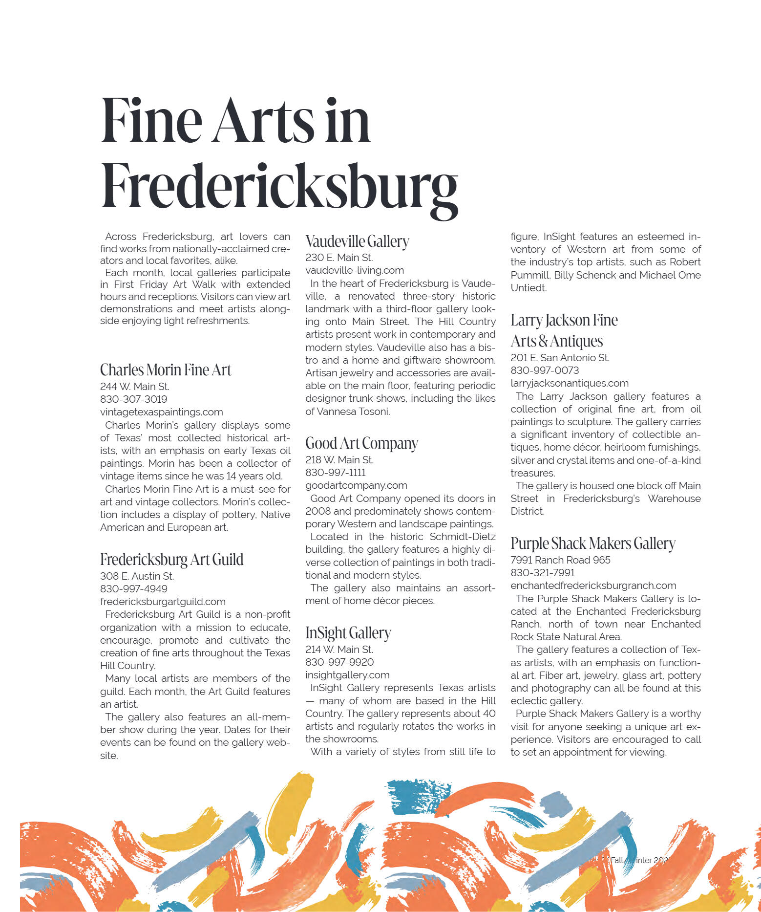 GoFredericksburg Visitors Guide Fall / Winter 2025 - page 81