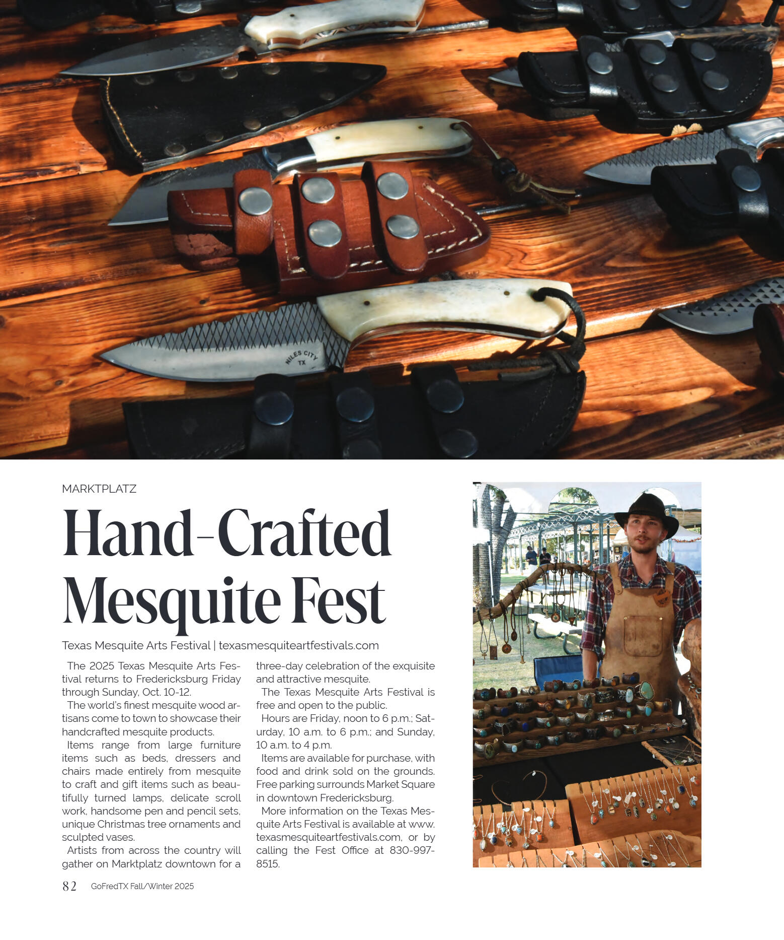 GoFredericksburg Visitors Guide Fall / Winter 2025 - page 82