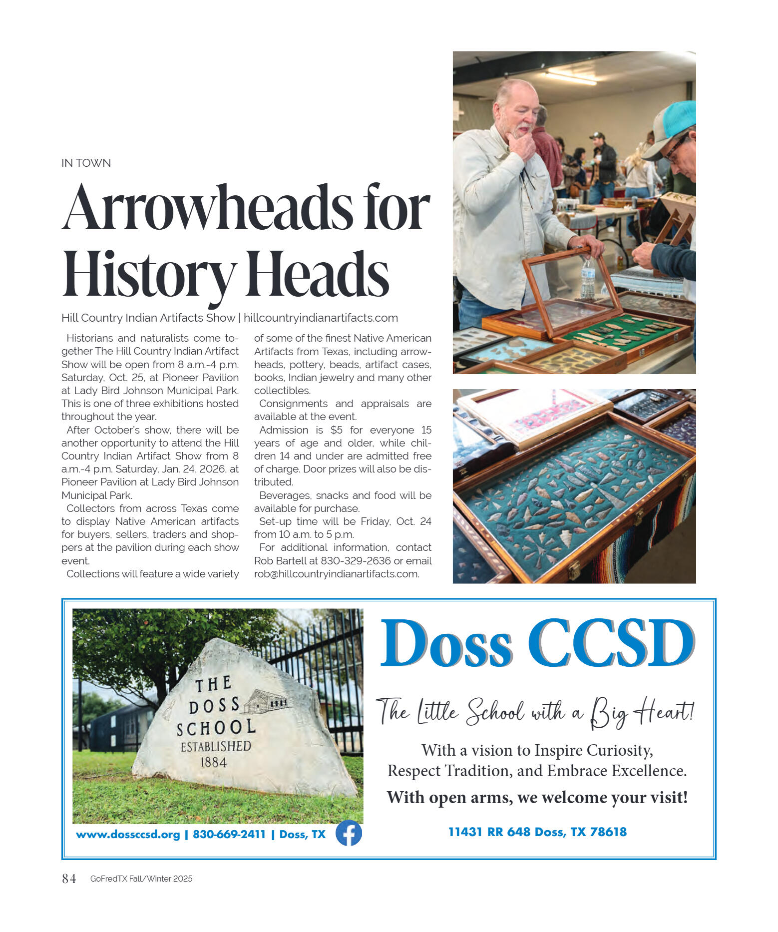 GoFredericksburg Visitors Guide Fall / Winter 2025 - page 84