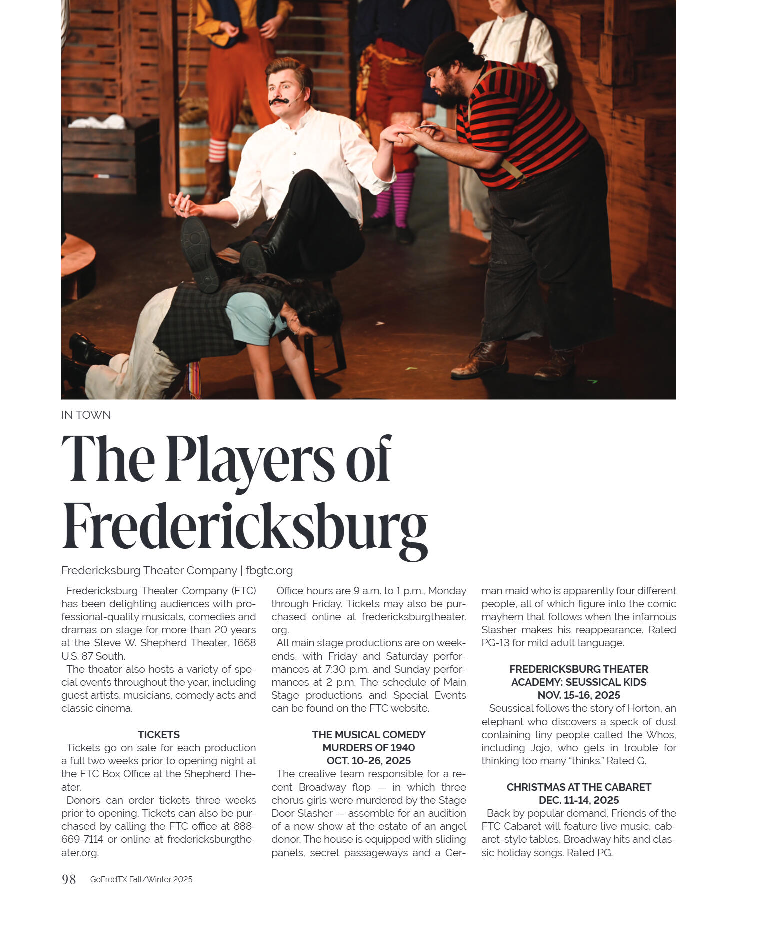 GoFredericksburg Visitors Guide Fall / Winter 2025 - page 98