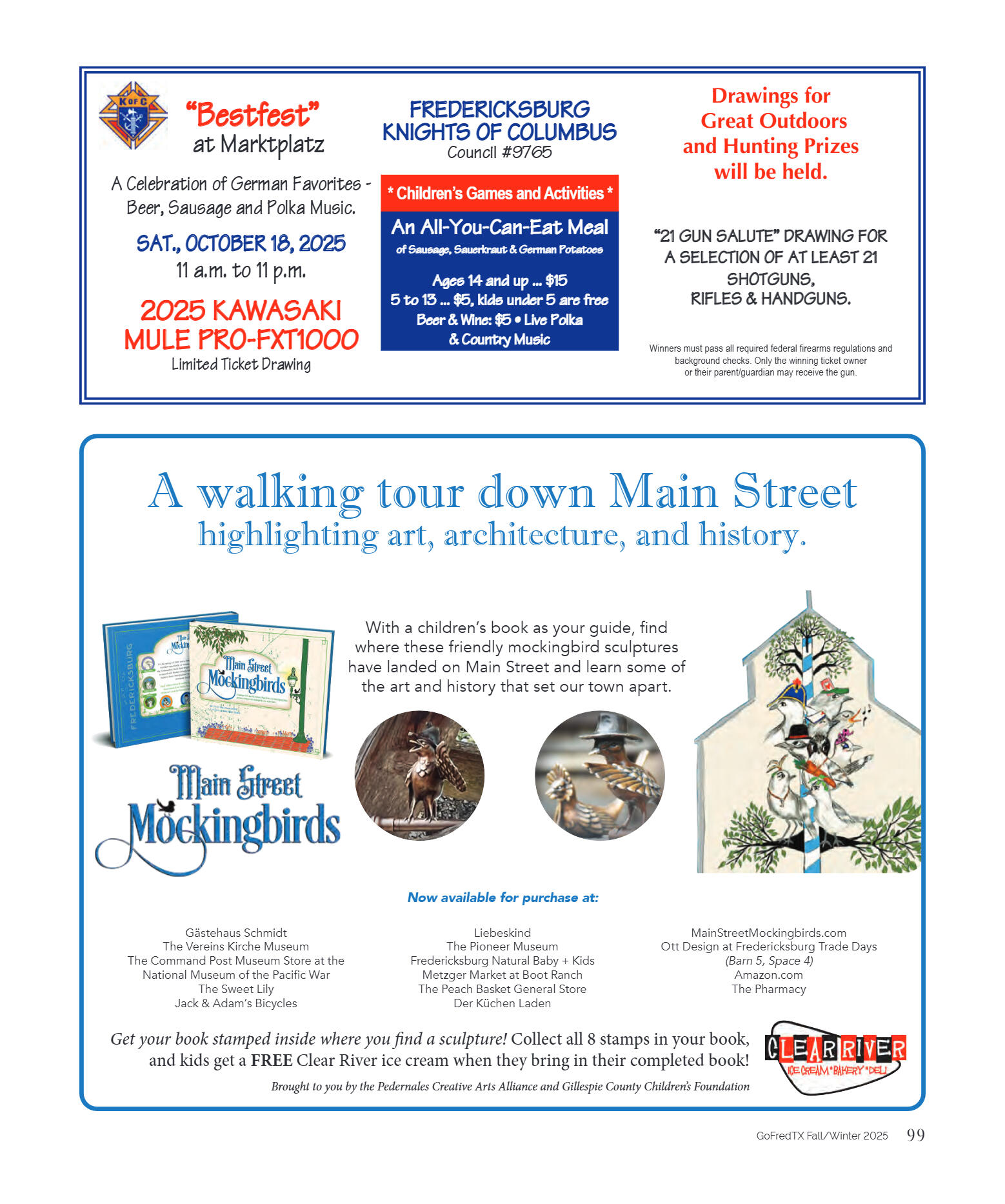GoFredericksburg Visitors Guide Fall / Winter 2025 - page 99