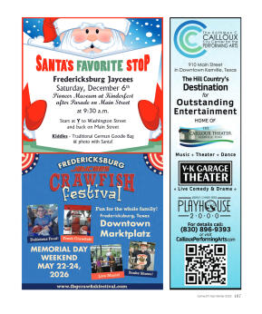 GoFredericksburg Visitors Guide Fall / Winter 2025 - page 107