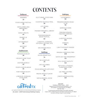 GoFredericksburg Visitors Guide Fall / Winter 2025 - page 7