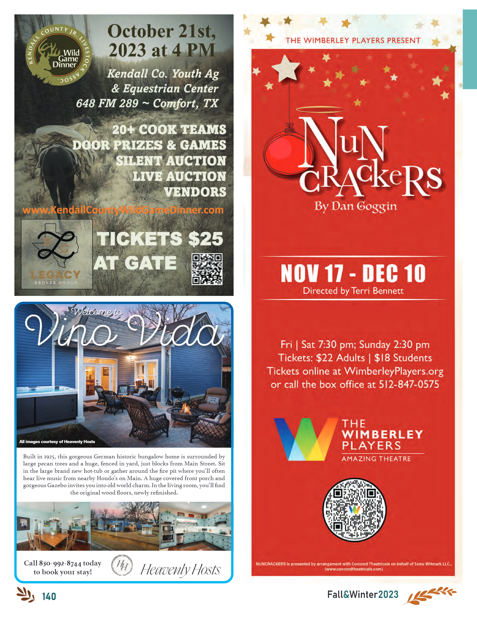 GoFredericksburg Visitors Guide Fall / Winter 2023 - page 142