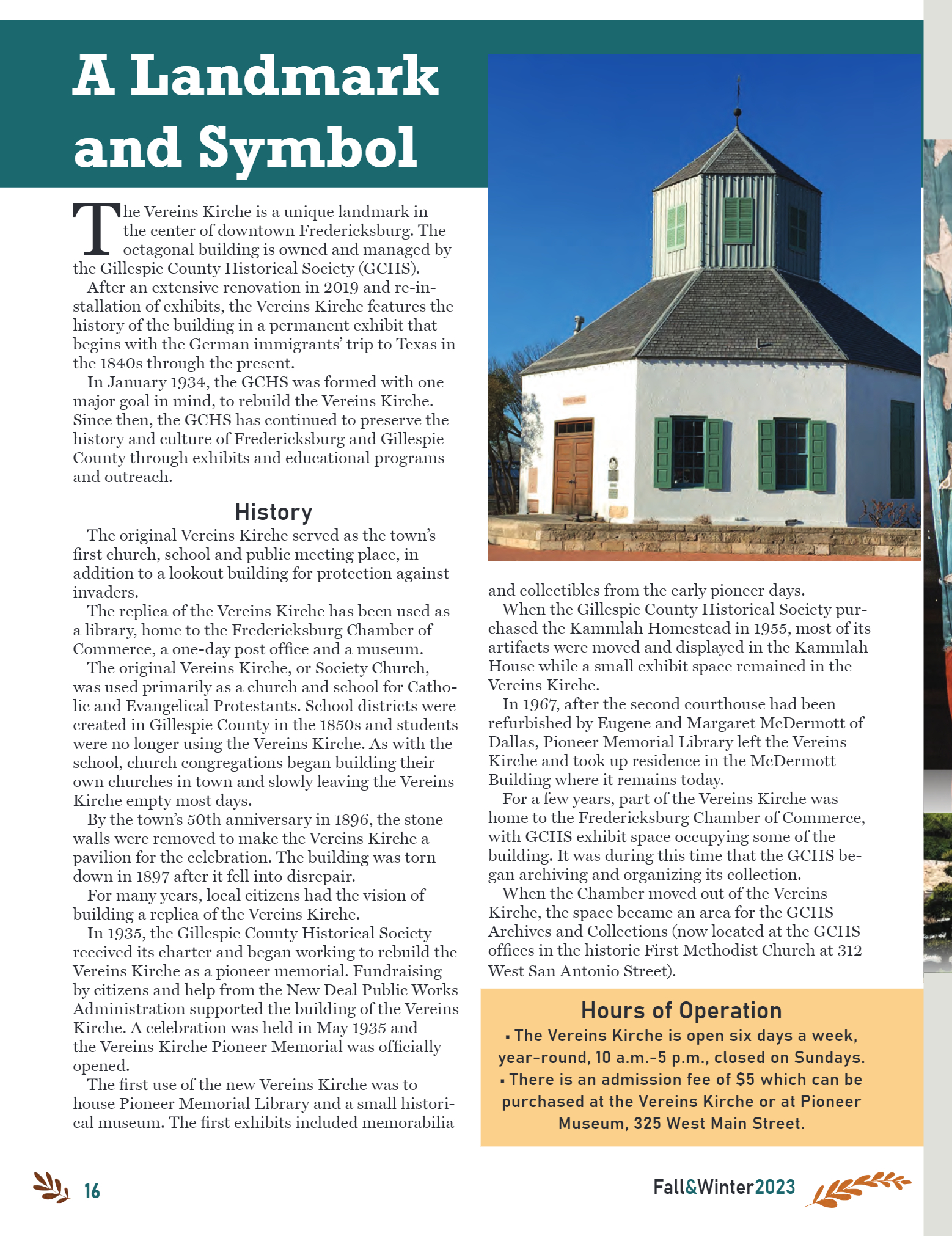 GoFredericksburg Visitors Guide Fall / Winter 2023 - page 18