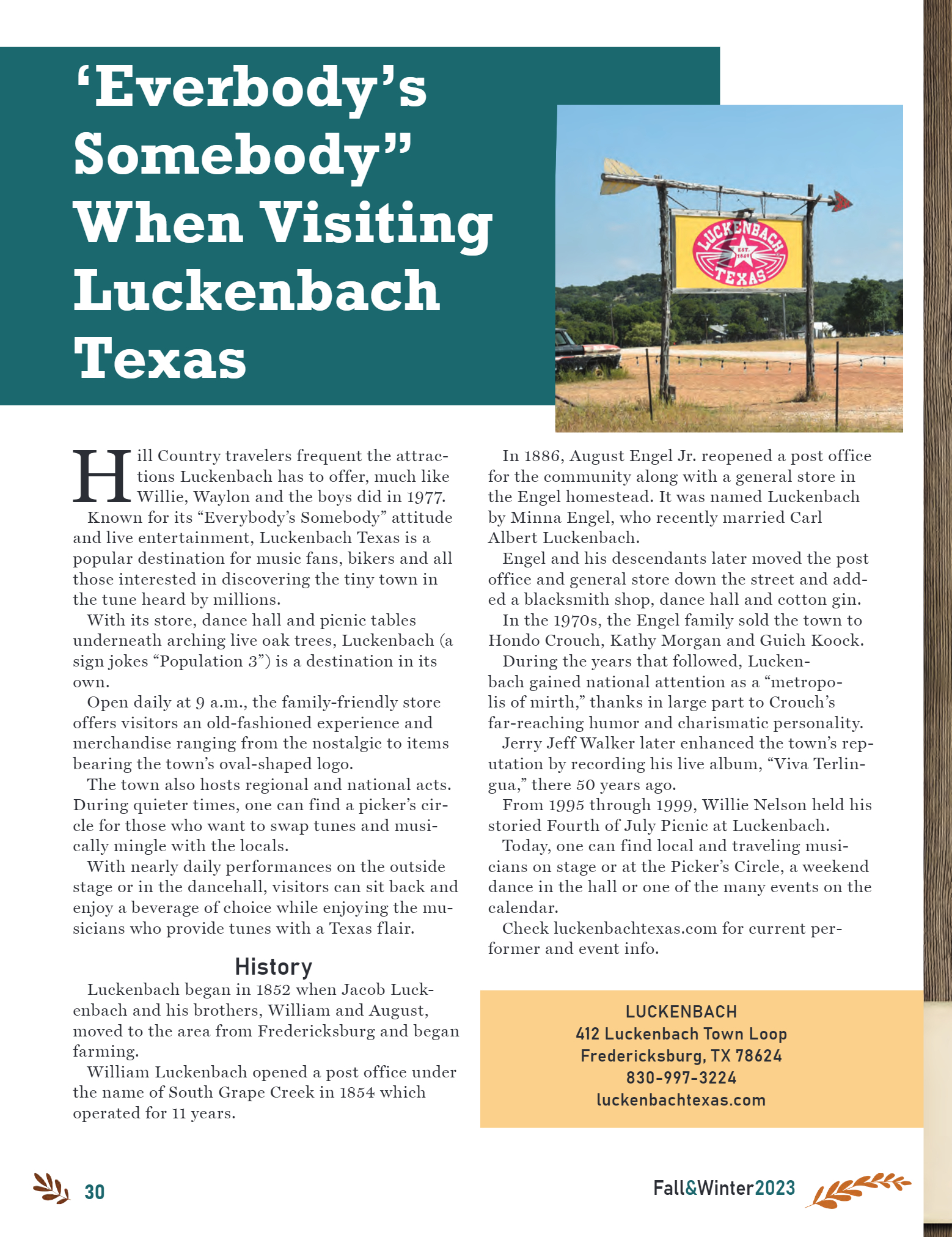 GoFredericksburg Visitors Guide Fall / Winter 2023 - page 32