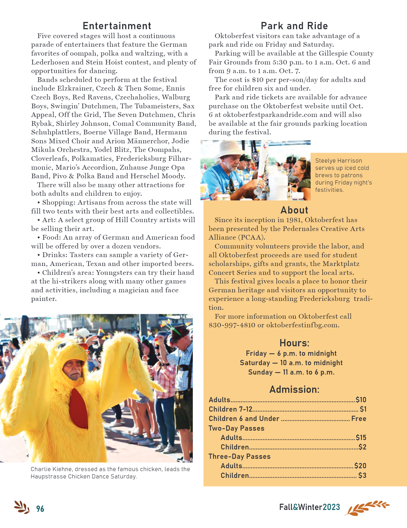 GoFredericksburg Visitors Guide Fall / Winter 2023 - page 98