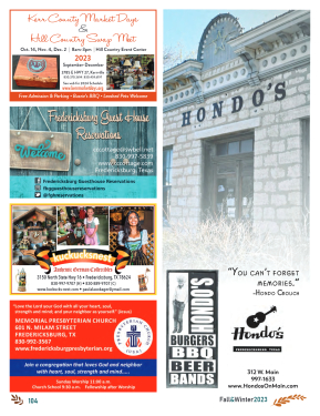 GoFredericksburg Visitors Guide Fall / Winter 2023 - page 106