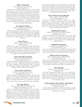 GoFredericksburg Visitors Guide Fall / Winter 2023 - page 123