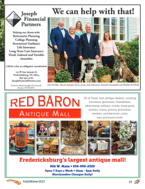 GoFredericksburg Visitors Guide Fall / Winter 2023 - page 59